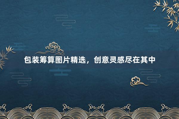 包装筹算图片精选，创意灵感尽在其中